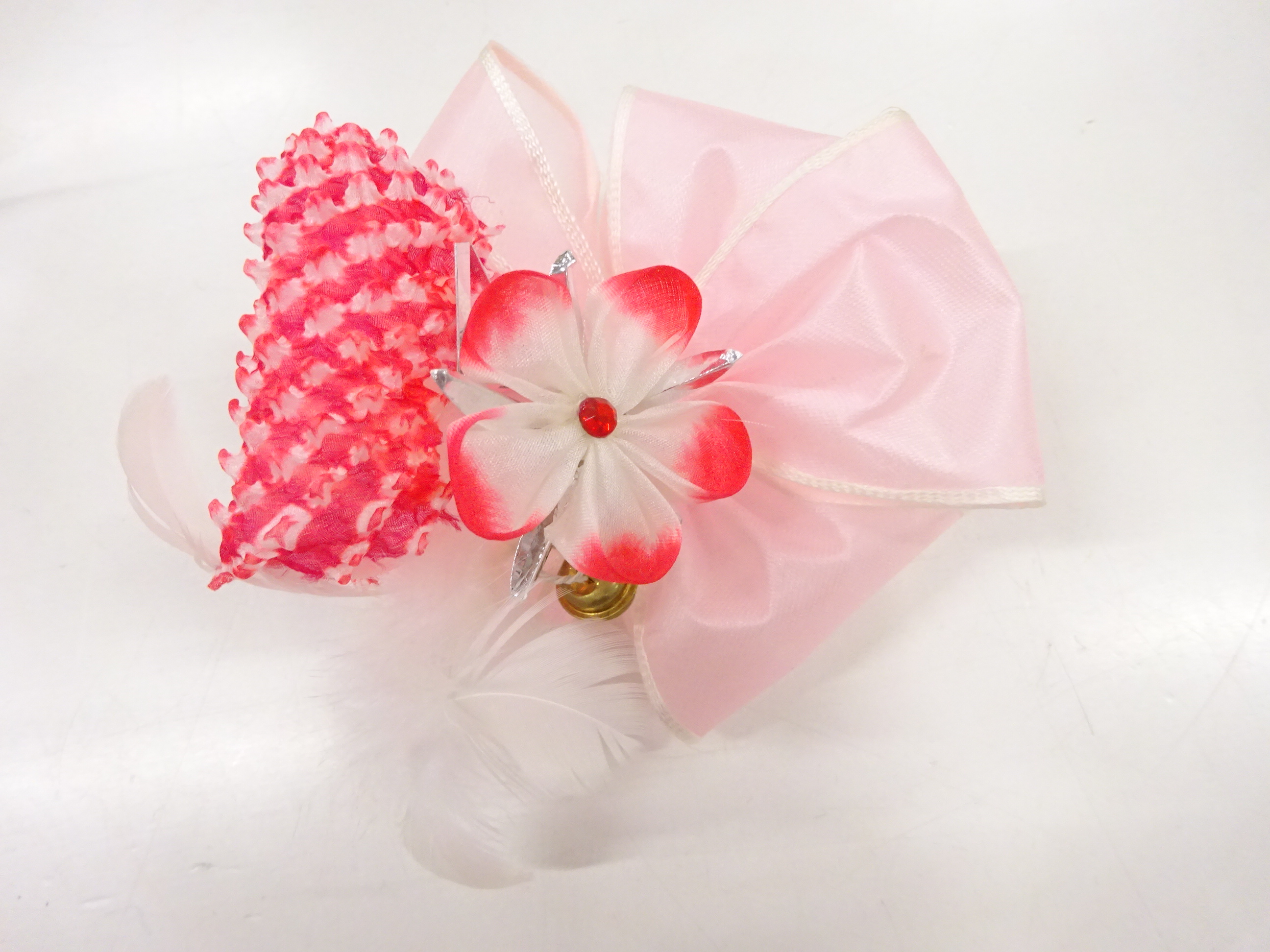 JAPANESE KIMONO / ANTIQUE FLOWER HAIR ACCESSORY